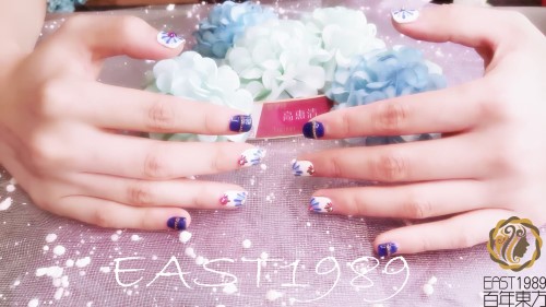  青花美甲怎么做？保定東方技工學(xué)校教你巧做美甲！