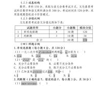 2023年河北省高職單招考試十類 和高職單招對口電子電工類、對口計(jì)算機(jī)類 文化素質(zhì)(數(shù)學(xué))考試大綱